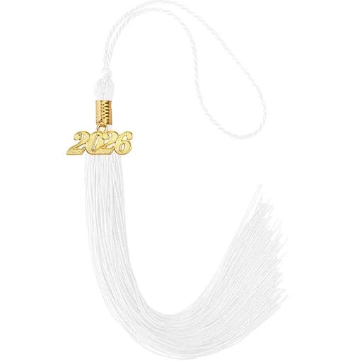 2026 Tassel Graduation, White Graduation Tassel, Tassel Charms for Graduations Cap Decorations, Tassels Memorial Grad Cords Class of 2026 High School Graduate Hat Ceremonies Accessories 1pc 2026 Graduation Season Hat Tassel Pendant Black