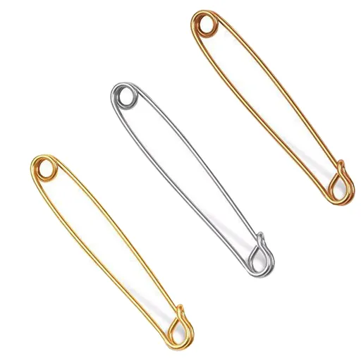 Collar Pins for Men Safety Pin Style Tie Bar for Wedding Business 3 Pcs Great Decorations for your Shirt collar