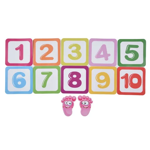 Game Floor Sticker Classic Number Environmental Protection PVC Waterproof Number Game Sticker