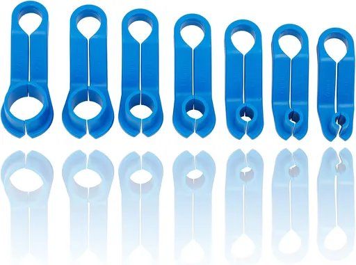 7PCS AC Fuel Line Disconnect Tool Set for Most Ford/GM/Chrysler/Mazda,Includes 1/4 5/16 3/8 1/2 5/8 3/4 7/8 Inch Transmission Oil Cooler Line Quick Disconnect Kit Fuel Line Removal Tool