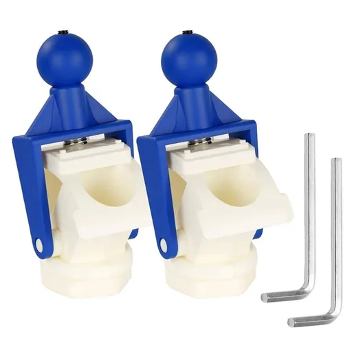 2-Pack Honey Gate Valve with Screwdriver for Buckets - Plastic Bottling Tap for Honey Extracting