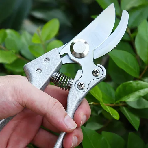 Alloy Steel Sharp Blade Garden Pruning Shears Anvil Hand Pruner Gardening Pruner Fruit Vegetable Picking Scissors Portable Garde