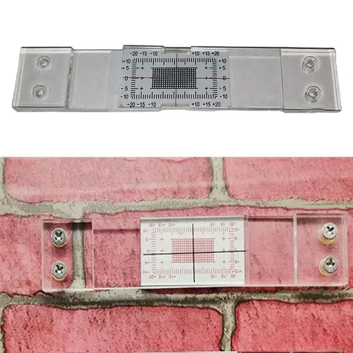 Crack Monitoring Record, Standard Tell-Tale Crack Monitor for the Standard and Corner Tell-Tale (1PCS)