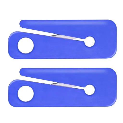 2pc Quick escape from your car in an emergency Roll over image to zoom in Plastic Safety Belt Cutter Seat Belt Cutter