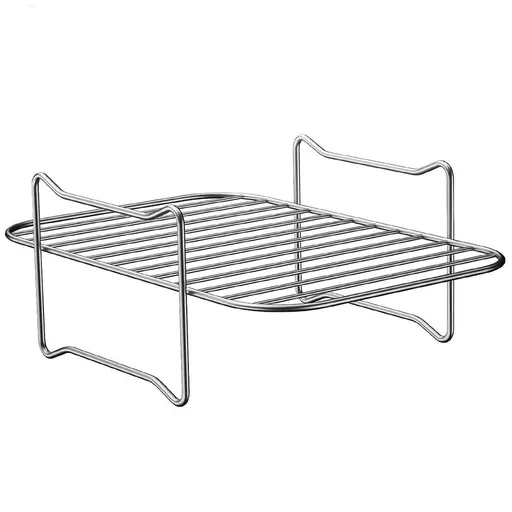 Air Fryer Rack for Double Basket Air Fryer - Stainless Steel Multi-Layer Rack, Dehydrating Rack, (2-Pack)