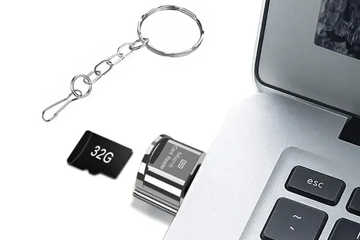 SD Card Reader for iPhone ipad Android Mac Camera Micro SD Card Reader -USB Port