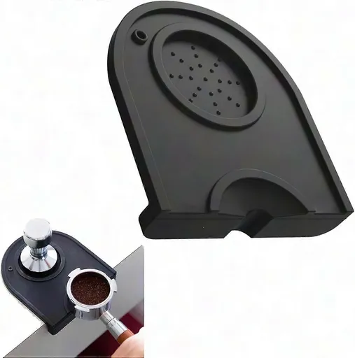 Espresso Tamping Mat Coffee Powder Press Pad with Tamper Holder Barista Tool