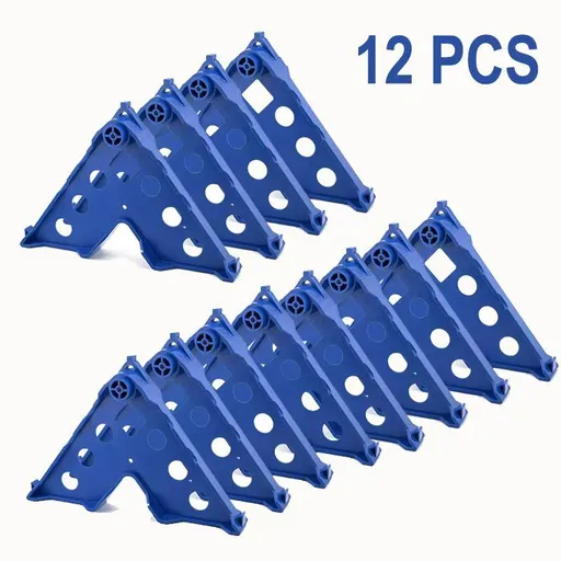7-in-1 Painter's Support Stand Tool for Doors Cabinets Trim and Small Painting Projects, Heavy Duty Stackable Painting Rack for Brushes Rollers and Sprayers (12PCS)