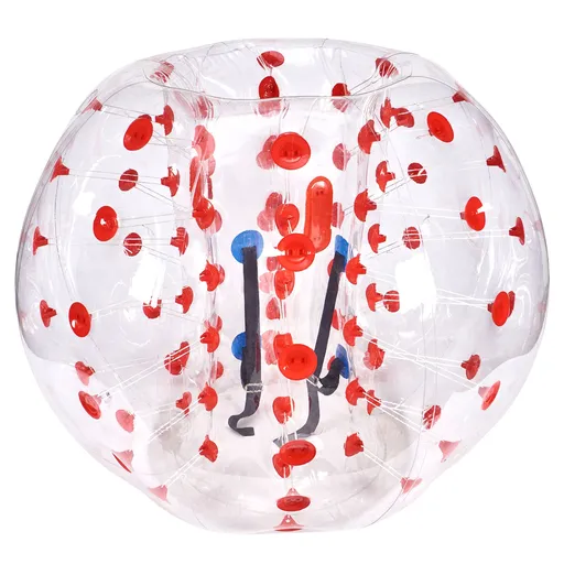 Inflatable Bumper Ball 1-Pack, 5FT/1.5M Body Sumo Zorb Balls for Teen & Adult, 0.8mm Thick PVC Human Hamster Bubble Balls for Outdoor Team Gaming Play, Bumper Bopper Toys for Garden, Yard, Park