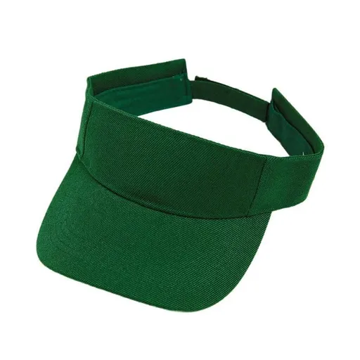Women Adjustable UV Protection Sport Visor Cap Beach Sun Hat New Stylish Design - Green
