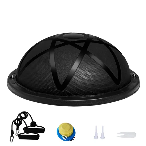 Exercise & Stability Ball Trainer, Half Balance Ball, 23 Inch, Black