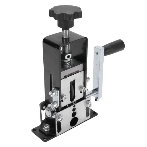 Manual Wire Stripper Machine 0.04-0.98 Inch Wire Stripping Machine Drill Powered Hand Crank Wire Stripping Tool for 1.5-25mm Scrap Wire