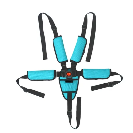 Universal 5 Point Harness Baby Seat Belt Adjustable Baby Safety Strap for High Chair Stroller for Kids Safe Protection