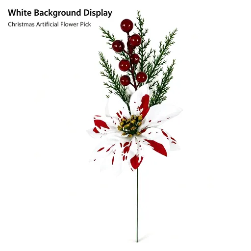 Christmas Artificial Flower Stem DIY Floral Arrangement Supply Home Decor SD30 2 Pcs Great Christmas Present
