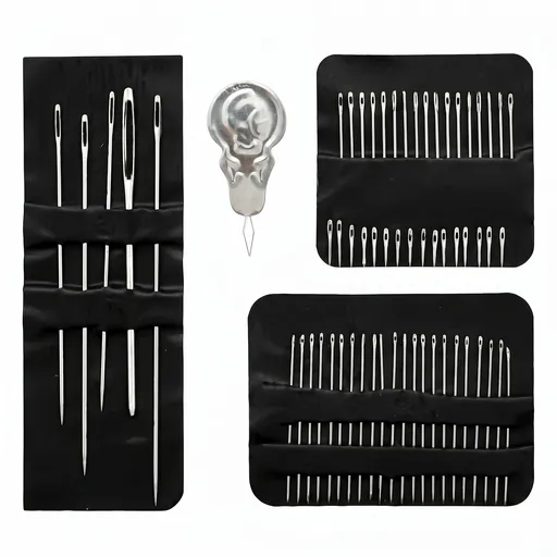 60pcs Sewing Needles Assorted Sizes Set with Needle Threader