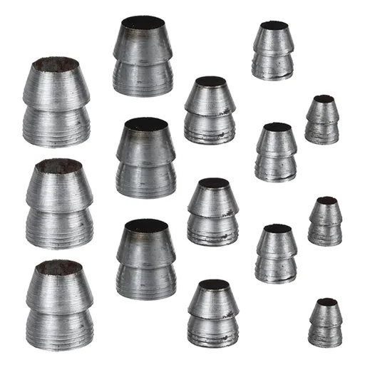 15pcs Metal Wedges with Reinforced Round Handles for Carpentry, Maintenance, Chopping, Hammer Replacement, Hand Tool Accessories