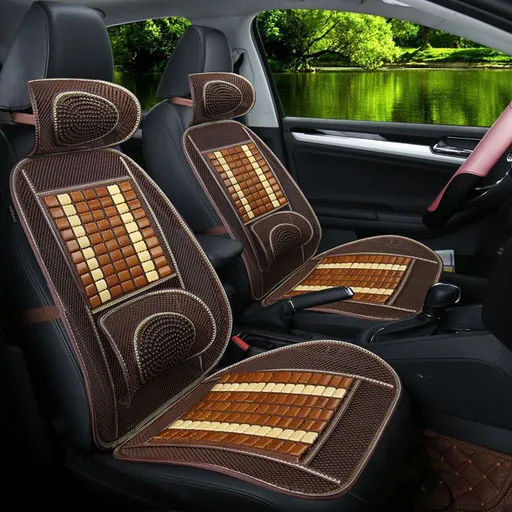 Yi Nirui Bamboo Car Seat Cushion Breathable Cooling Luxury bamboo block with waist