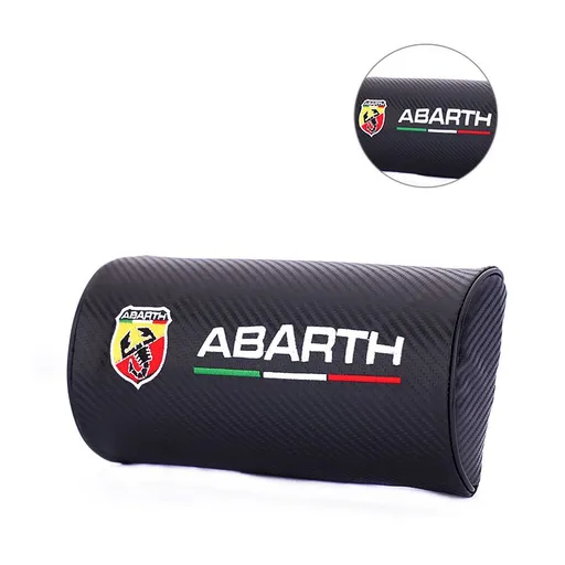 Car Headrest Pillow Carbon Fiber Pattern Abbas Semi-circular head restraint