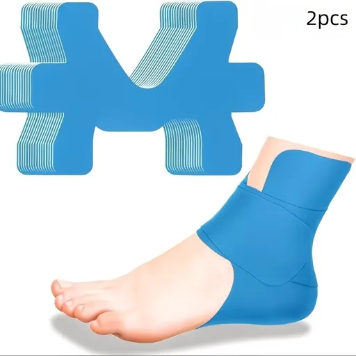 Ankle Sleeves for Women And Men, Muscle Support Pads for Ankle Joints, Ankle Joint Braces | Adjustable Compression Wrap with Elastic Breathable Pre-Cut Design, Suitable for Sports And Fitness Blue