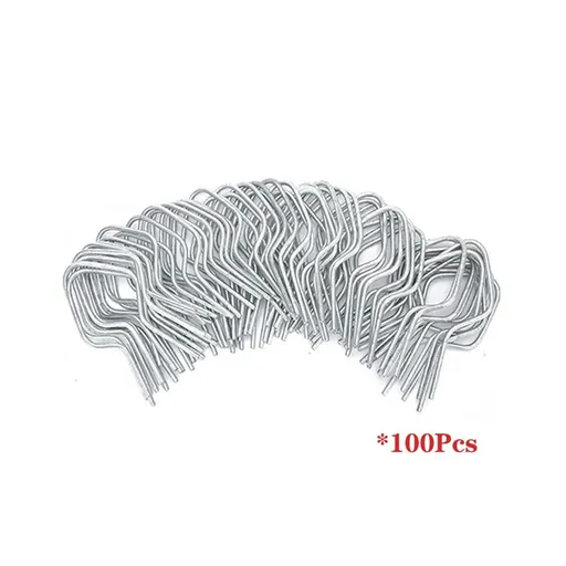 T Post Clips EZ Preformed Galvanized Steel Tie Wire Fence Ties - 100 Pack T Post Clips,Post Clips for Fence Fork Installation Tools,