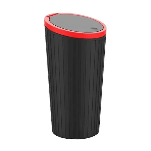 Pressure Type Car Trash Can with Lid, Waterproof Inner Container Replacement for Car Cup Holder, Multifunctional Car, Made of Plastic