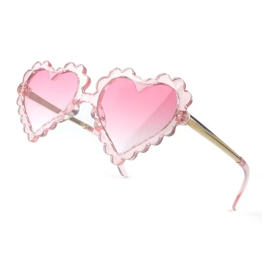 Girl Heart Sunglasses,Fashion Cute Glasses UV Protection Outdoor Girl Heart Shaped Sunglasses for Toddler Party Beach