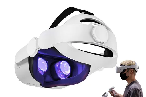 Elite Strap for Meta Quest 3 2 3s Adjustable VR Head Strap with Balance Design Comfort Headband
