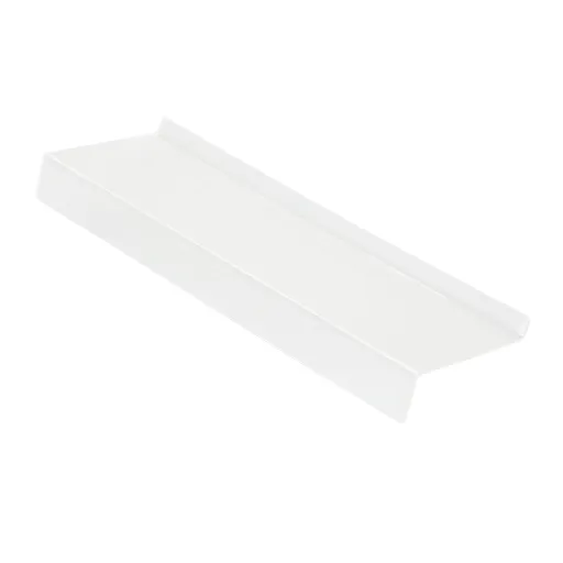 Acrylic Tilted Computer Keyboard Holder Low Front Lip Polished Finish Keyboard Riser Keyboard Holder for Office Transparent