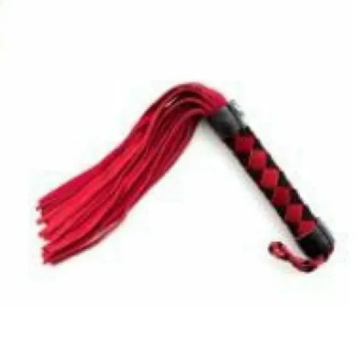 House Of Dasein Mini Flogger Spanking Whip Bondage Kink Fetish Restraints - Red