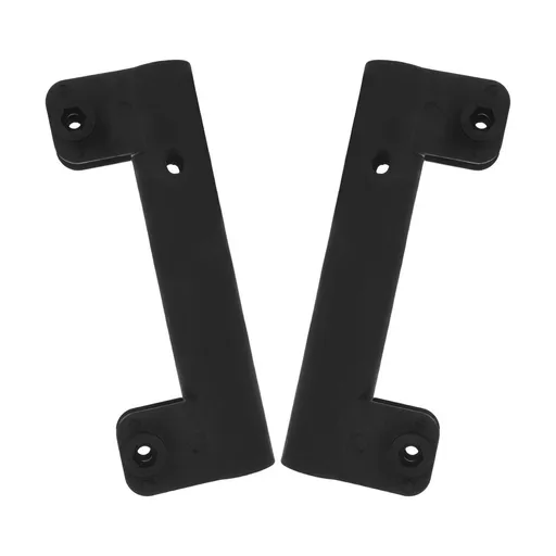 2-Pack Black Wagon Cart Pull Handle Replacement for Outdoor Utility and Camping Carts