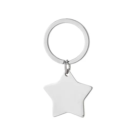 Star Shaped Pet Tag Durable Charm for Dog and Cat Collars Silver