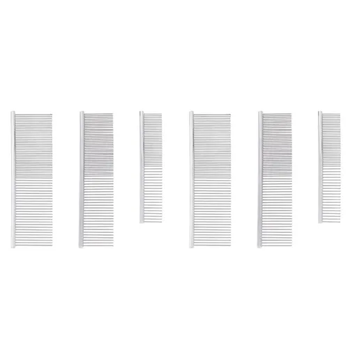 6X 3 Sizes Paper Quilling Tool Comb Carding Holder Create Strip Loops Silver Stainless Steel Teeth Paper Quilling Tool