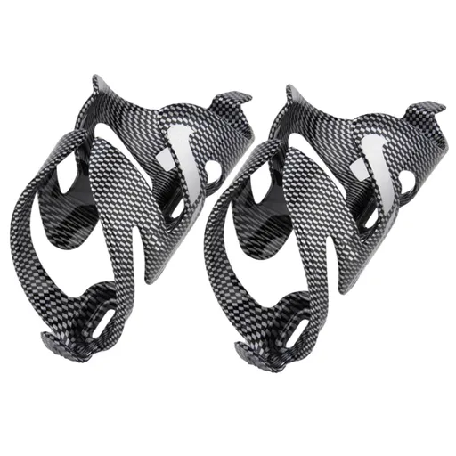 2pcs Bicycle Bottle Cage Bikes Cycle Bottle Rack Bicycles Water Bottle Holder Cup Holder Carbon Fiber Water, Medium, Black
