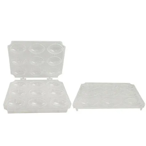 Meatball Maker Manual Meatloaf Mold Kibbeh Maker Press Minced Processor Tool - 9 Holes Clear