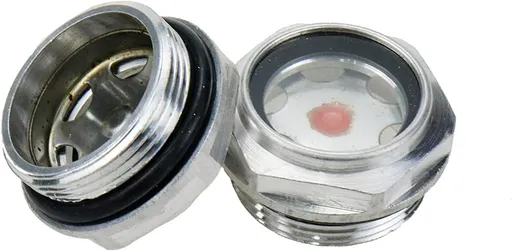 M30/1-3/16 Air Compressor Oil Sight Glass Male Oil Liquid Level Gauge Sight Glass -2pcs