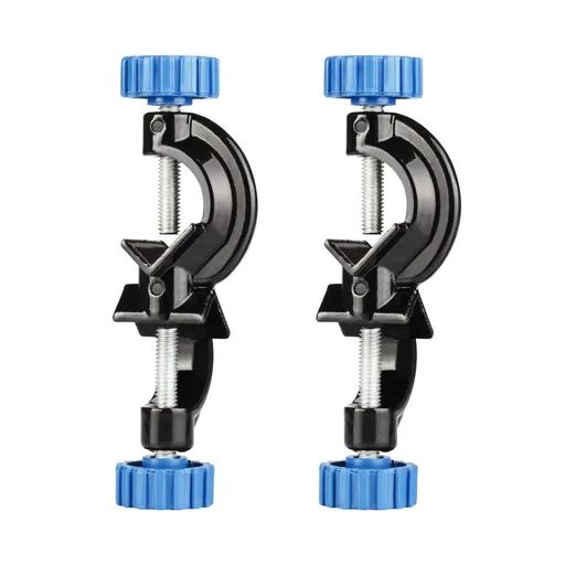 2-Pack Adjustable Bosshead Clamp Holder,Lab Heavy Duty Boss Head Clamp Holder Aluminum Alloy Body,up to 16mm Rods for Laboratory