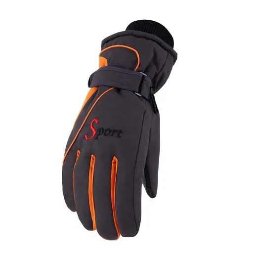 Ski Gloves Waterproof Gloves Winter Outdoor Men And Women Snow Skating Snowboarding Windproof Warm Ski Gloves Snow Gloves Winter Gloves W-Blue One Size Z-Orange