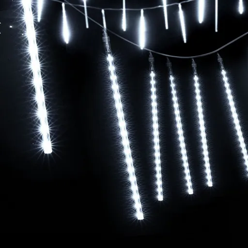 Jingle Jollys 7M Christmas Lights Shower Light 288 LED Icicle Falling Metor
