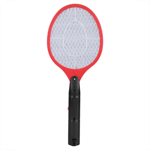 Cordless Battery Power Electric Fly Mosquito Swatter Bug Zapper Racket Insects Killer Red