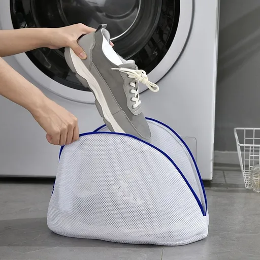 Shoe Washing Machine Bag, Reusable Shoe Cleaning Bag, Sneaker Mesh Washing Bag, Shoe Cleaning Laundry Bag For Gym Shoes, Sneaker, Trainers, Slipper, Honeycomb Net