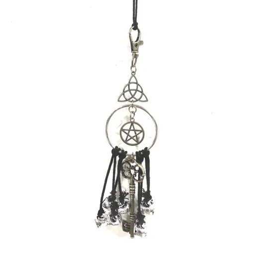 Witch Bells for Door Witchcraft Bells Supplies Wiccan Decor Altar Bell Antique Magic Keys Witchy Wicca Home Protection