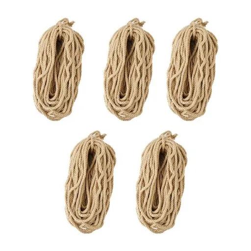 Sisal Rope Natural Jute Hemp Manila Twine String Cord 1-14mm Thick Craft DIY - 5Rolls-14MM*50M