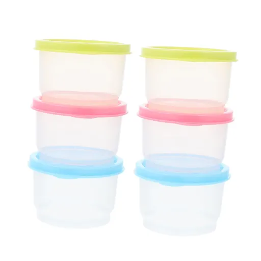 Containers 12 pcs Baby Food Storage Jars Baby Food Containers Reusable Small Baby Food Crisper 150ml Freezer Storage
