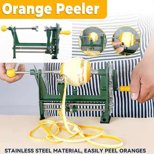 Adjustable Orange Peeler Tool Durable Non Slip Handle For Kitchen Fruit Peeling