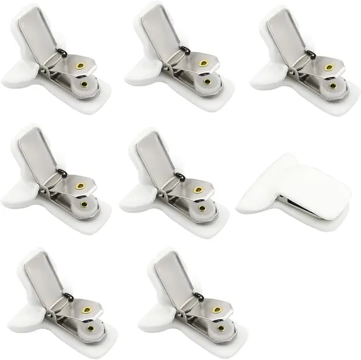 8 Pcs Padded Comforter Clips Duvet Cover Clips, Non-Slip Bed Sheet Clips Fasteners Duvet Clips for Inside Duvet Cover for Preventing Comforters from Shifting Inside
