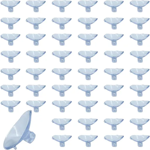 50 Pack Small Suction Cups 35mm, Suction Cups with Holes for Glass Table Tops,Prevent Table Tops Sliding and Home Decoration