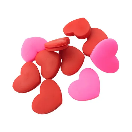 Worgeous Tennis Racket Vibration Dampeners Heart Shape Shock Absorbers for Tennis Use Assorted of