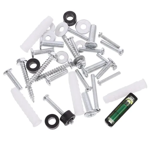 Parvistic Universal TV Mounting Kit with Iron Screws and Essential Accessories for TV Installation