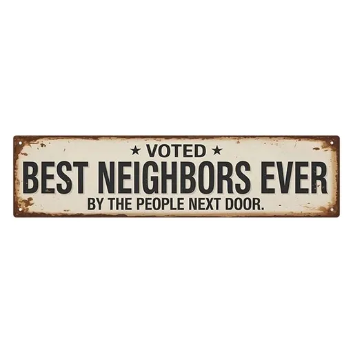 Garden Sign, Vintage Metal Wall Decor, Funny Outdoor Yard Decoration, Welcome Gift for Home, Porch, Front Yard, Party, Seasonal Use