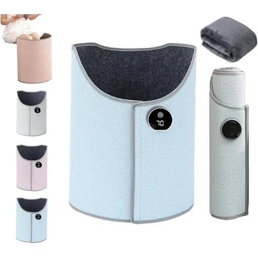 New Under Desk Leg Warmer, Portable Foot Heater Under Desk with 5 Heat Settings, Fast Warming Electric Heated Floor Mat for Office and Home Use